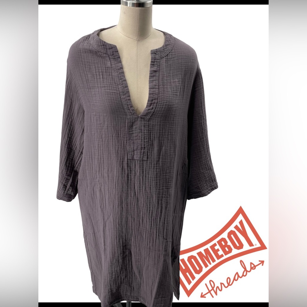 Homeboy Threads‎ Women's Asymmetrical Dress in Charcoal